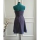 A-Line Strapless Short Chiffon Bridesmaid Dresses/Wedding Party Dresses BD010771 A-Line Strapless Short Chiffon Bridesmaid Dresses/Wedding Party Dresses BD010771