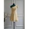 A-Line Short One-Shoulder Yellow Chiffon Bridesmaid Dresses/Wedding Party Dresses BD010773