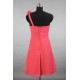 A-Line One-Shoulder Short Chiffon Bridesmaid Dresses/Evening Dresses BD010791
