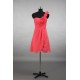 A-Line One-Shoulder Short Chiffon Bridesmaid Dresses/Evening Dresses BD010791