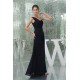 Chiffon Ruffles One-Shoulder Sheath/Column Long Black Bridesmaid Dresses 02010013 Chiffon Ruffles One-Shoulder Sheath/Column Long Black Bridesmaid Dresses 02010013