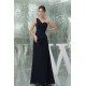 Chiffon Ruffles One-Shoulder Sheath/Column Long Black Bridesmaid Dresses 02010013 Chiffon Ruffles One-Shoulder Sheath/Column Long Black Bridesmaid Dresses 02010013