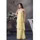 Sheath/Column Floor-Length Spaghetti Strap Chiffon Long Yellow Bridesmaid Dresses 02010035 Sheath/Column Floor-Length Spaghetti Strap Chiffon Long Yellow Bridesmaid Dresses 02010035