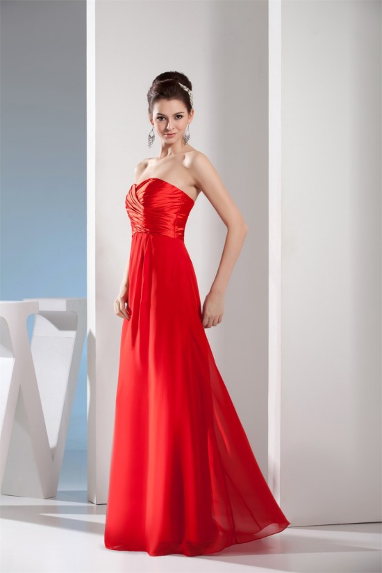 Floor-Length Sleeveless Long Red Bridesmaid Dresses 02010045 Floor-Length Sleeveless Long Red Bridesmaid Dresses 02010045