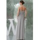 Floor-Length Sleeveless Handmade Flowers Long Best Bridesmaid Dresses 02010046