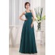 A-Line Spaghetti Strap Sleeveless Long Chiffon Bridesmaid Dresses 02010053