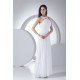 Halter Sheath/Column Sleeveless Floor-Length Best Long White Bridesmaid Dresses 02010058 Halter Sheath/Column Sleeveless Floor-Length Best Long White Bridesmaid Dresses 02010058
