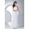 Halter Sheath/Column Sleeveless Floor-Length Best Long White Bridesmaid Dresses 02010058