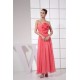 Handmade Flowers Ankle-Length Strapless Best Long Bridesmaid Dresses 02010060 Handmade Flowers Ankle-Length Strapless Best Long Bridesmaid Dresses 02010060
