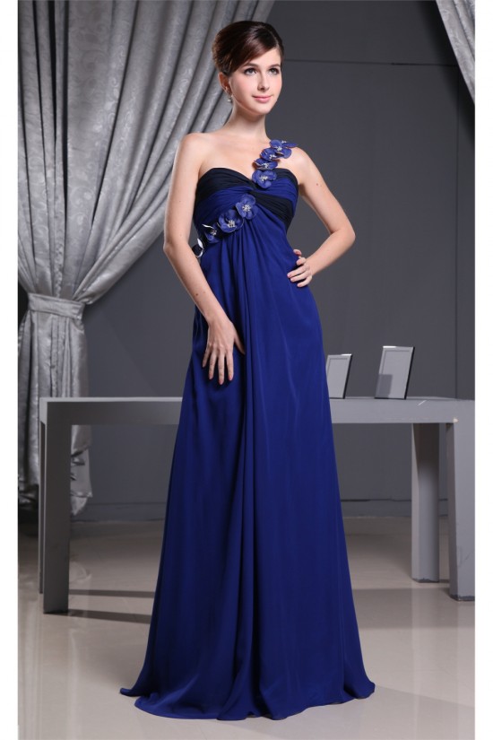Empire One-Shoulder Beading Long Chiffon Bridesmaid Maternity Dresses 02010068 Empire One-Shoulder Beading Long Chiffon Bridesmaid Maternity Dresses 02010068
