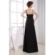 A-Line Sweetheart Spaghetti Strap Floor-Length Long Black Chiffon Bridesmaid Dresses 02010083 A-Line Sweetheart Spaghetti Strap Floor-Length Long Black Chiffon Bridesmaid Dresses 02010083