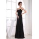 A-Line Sweetheart Spaghetti Strap Floor-Length Long Black Chiffon Bridesmaid Dresses 02010083 A-Line Sweetheart Spaghetti Strap Floor-Length Long Black Chiffon Bridesmaid Dresses 02010083