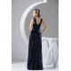Sheath/Column Simple Style Floor-Length Chiffon Sleeveless Best Bridesmaid Dresses 02010088