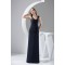 Sheath/Column Simple Style Floor-Length Chiffon Sleeveless Best Bridesmaid Dresses 02010088
