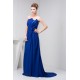 A-Line Chiffon Sequins Long Blue Brush Sweep Train Bridesmaid Dresses 02010090 A-Line Chiffon Sequins Long Blue Brush Sweep Train Bridesmaid Dresses 02010090