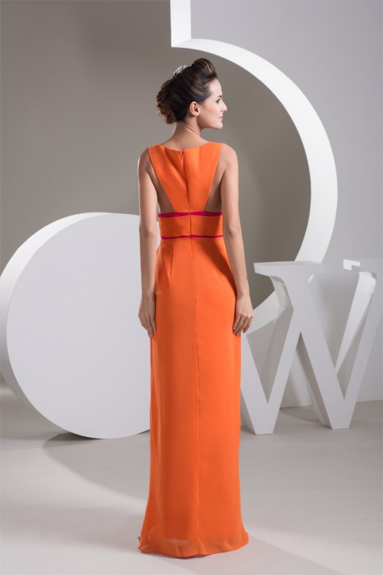 Chiffon Floor-Length V-Neck Long Bridesmaid Dresses 02010098 Chiffon Floor-Length V-Neck Long Bridesmaid Dresses 02010098