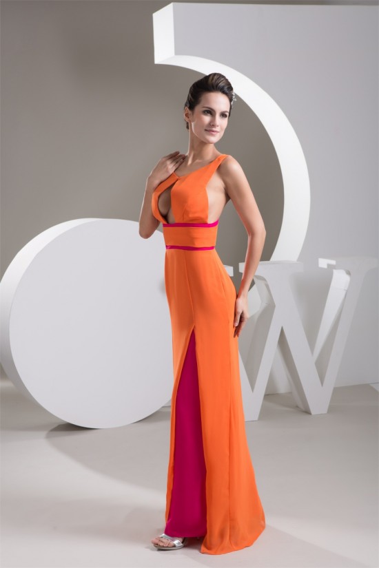 Chiffon Floor-Length V-Neck Long Bridesmaid Dresses 02010098 Chiffon Floor-Length V-Neck Long Bridesmaid Dresses 02010098