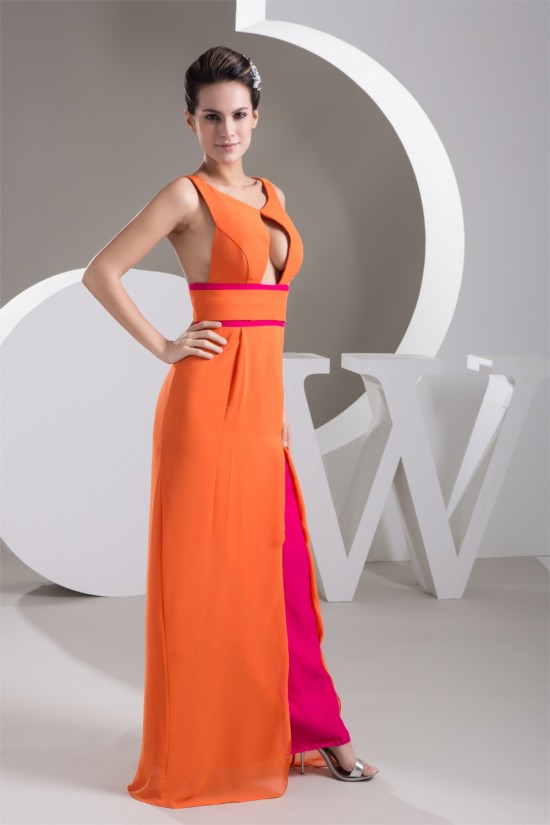 Chiffon Floor-Length V-Neck Long Bridesmaid Dresses 02010098 Chiffon Floor-Length V-Neck Long Bridesmaid Dresses 02010098