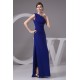 Floor-Length Chiffon One-Shoulder Long Blue Bridesmaid Dresses under 100 02010099 Floor-Length Chiffon One-Shoulder Long Blue Bridesmaid Dresses under 100 02010099