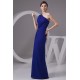 Floor-Length Chiffon One-Shoulder Long Blue Bridesmaid Dresses under 100 02010099 Floor-Length Chiffon One-Shoulder Long Blue Bridesmaid Dresses under 100 02010099