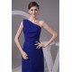 Floor-Length Chiffon One-Shoulder Long Blue Bridesmaid Dresses under 100 02010099 Floor-Length Chiffon One-Shoulder Long Blue Bridesmaid Dresses under 100 02010099