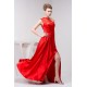 Floor-Length Pleats Long Red Bridesmaid Dresses 02010100 Floor-Length Pleats Long Red Bridesmaid Dresses 02010100