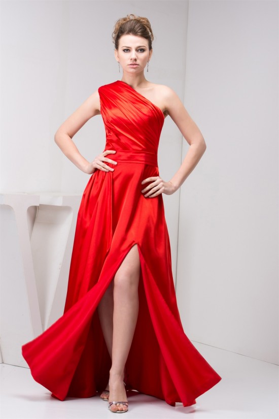 Floor-Length Pleats Long Red Bridesmaid Dresses 02010100 Floor-Length Pleats Long Red Bridesmaid Dresses 02010100