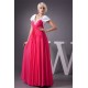 Ruffles A-Line Chiffon Long Bridesmaid Dresses 02010105