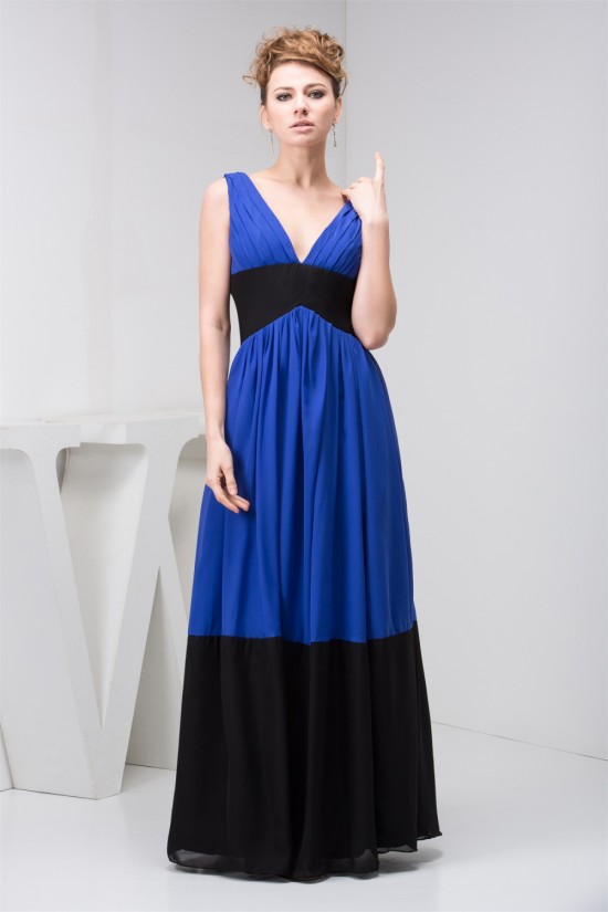 Sleeveless V-Neck Floor-Length A-Line Chiffon Long Bridesmaid Dresses 02010114 Sleeveless V-Neck Floor-Length A-Line Chiffon Long Bridesmaid Dresses 02010114