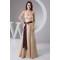 Classic Taffeta Ruched Brush Sweep Train Best Long Bridesmaid Dresses 02010118