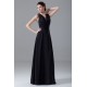A-Line Chiffon V-Neck Long Black Bridesmaid/Wedding Party Dresses 02010121 A-Line Chiffon V-Neck Long Black Bridesmaid/Wedding Party Dresses 02010121