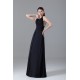 A-Line Chiffon V-Neck Long Black Bridesmaid/Wedding Party Dresses 02010121 A-Line Chiffon V-Neck Long Black Bridesmaid/Wedding Party Dresses 02010121