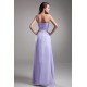 A-Line One-Shoulder Chiffon Long Bridesmaid Maternity Dresses 02010126