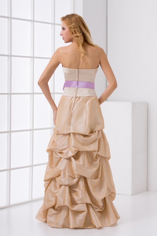 A-Line Taffeta Floor-Length Long Bridesmaid Dresses 02010131 A-Line Taffeta Floor-Length Long Bridesmaid Dresses 02010131