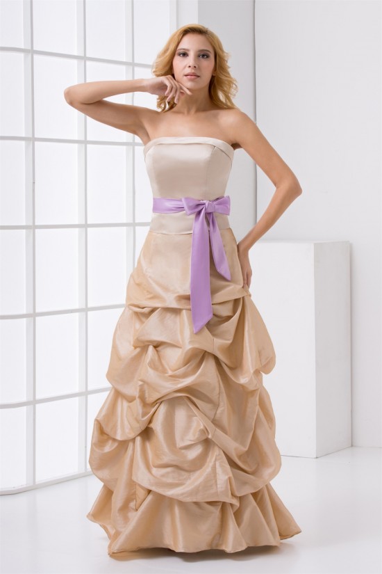 A-Line Taffeta Floor-Length Long Bridesmaid Dresses 02010131 A-Line Taffeta Floor-Length Long Bridesmaid Dresses 02010131