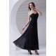 Ankle-Length Sleeveless Chiffon Sweetheart Long Black Bridesmaid Dresses 02010133 Ankle-Length Sleeveless Chiffon Sweetheart Long Black Bridesmaid Dresses 02010133