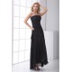 Charming Beading Chiffon A-Line One-Shoulder Long Black Bridesmaid Dresses 02010138 Charming Beading Chiffon A-Line One-Shoulder Long Black Bridesmaid Dresses 02010138