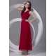 A-Line Chiffon Bows Strapless One-Shoulder Long Red Bridesmaid Dresses 02010141 A-Line Chiffon Bows Strapless One-Shoulder Long Red Bridesmaid Dresses 02010141