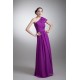 A-Line One-Shoulder Ruffles Floor-Length Purple Bridesmaid Dresses 02010146 A-Line One-Shoulder Ruffles Floor-Length Purple Bridesmaid Dresses 02010146