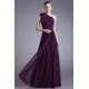 A-Line Chiffon Floor-Length Long Purple Bridesmaid Dresses 02010153 A-Line Chiffon Floor-Length Long Purple Bridesmaid Dresses 02010153