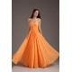 A-Line Sweetheart Floor-Length Chiffon Pleats Long Bridesmaid Dresses 02010155