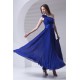 One-Shoulder A-Line Handmade Flowers Chiffon Long Blue Bridesmaid Dresses 02010172 One-Shoulder A-Line Handmade Flowers Chiffon Long Blue Bridesmaid Dresses 02010172