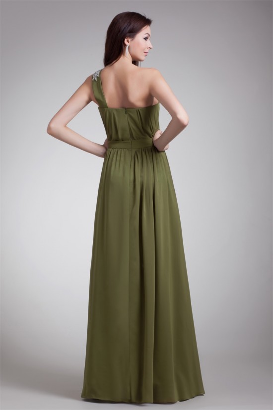 One-Shoulder Floor-Length Sheath/Column Beaded Long Bridesmaid Dresses 02010174 One-Shoulder Floor-Length Sheath/Column Beaded Long Bridesmaid Dresses 02010174