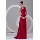 Ruffles Sleeveless Halter Brush Sweep Train Long Red Bridesmaid Dresses 02010182 Ruffles Sleeveless Halter Brush Sweep Train Long Red Bridesmaid Dresses 02010182