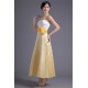 A-Line Ankle-Length Satin Soft Handmade Flowers Bridesmaid Dresses 02010183 A-Line Ankle-Length Satin Soft Handmade Flowers Bridesmaid Dresses 02010183