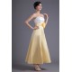 A-Line Ankle-Length Satin Soft Handmade Flowers Bridesmaid Dresses 02010183 A-Line Ankle-Length Satin Soft Handmade Flowers Bridesmaid Dresses 02010183