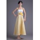 A-Line Ankle-Length Satin Soft Handmade Flowers Bridesmaid Dresses 02010183 A-Line Ankle-Length Satin Soft Handmade Flowers Bridesmaid Dresses 02010183