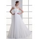 A-Line One-Shoulder Sleeveless Chiffon Long White Bridesmaid Dresses 02010185