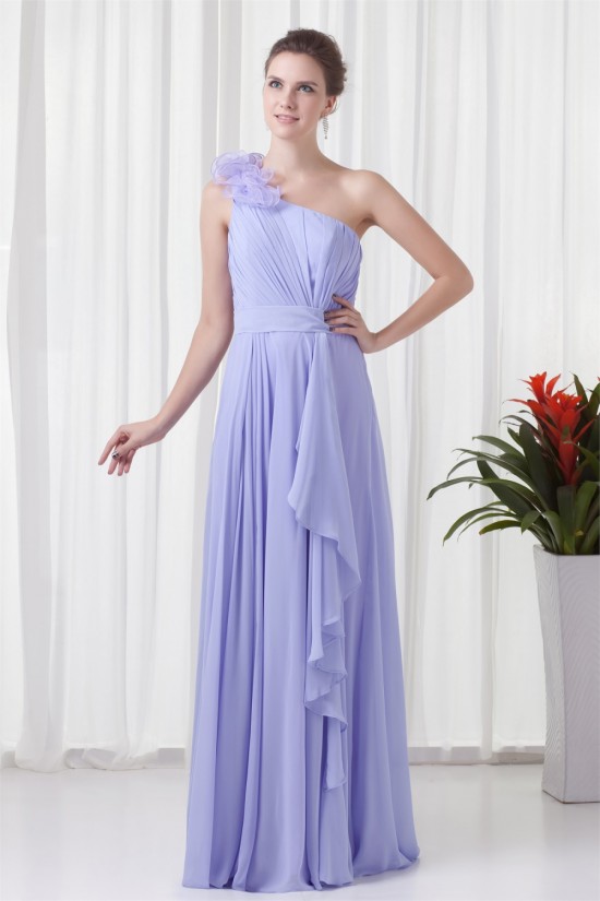 Sleeveless Sheath/Column Floor-Length One-Shoulder Long Bridesmaid Dresses 02010196 Sleeveless Sheath/Column Floor-Length One-Shoulder Long Bridesmaid Dresses 02010196