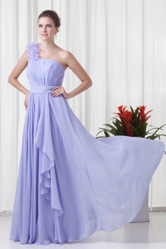 Sleeveless Sheath/Column Floor-Length One-Shoulder Long Bridesmaid Dresses 02010196 Sleeveless Sheath/Column Floor-Length One-Shoulder Long Bridesmaid Dresses 02010196